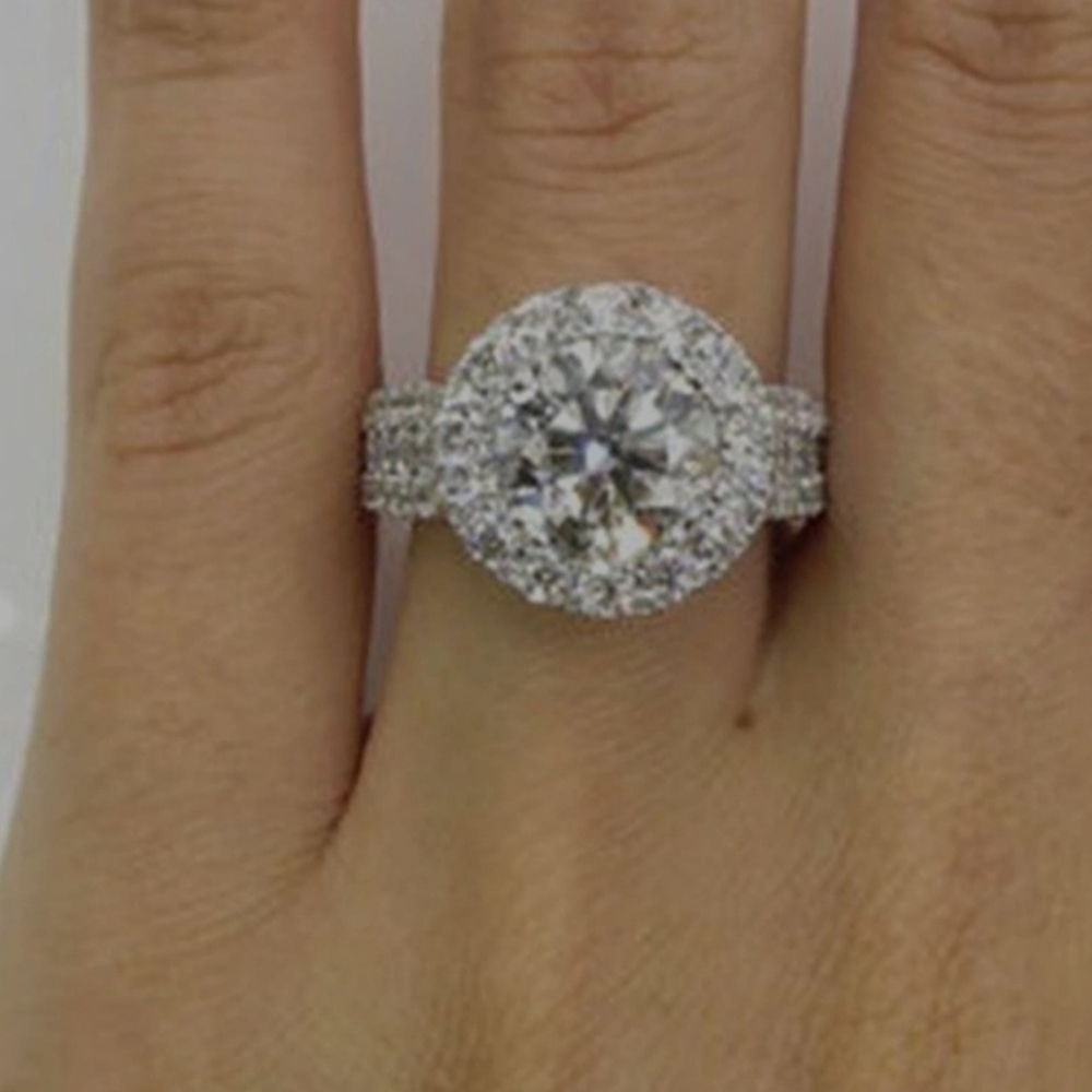 SPARKLING FASHION RING | SIZE 8 - Picture 4 of 13